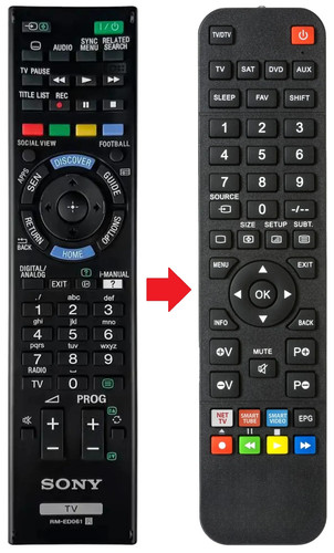 Telecomando adatto per sony - adatto,